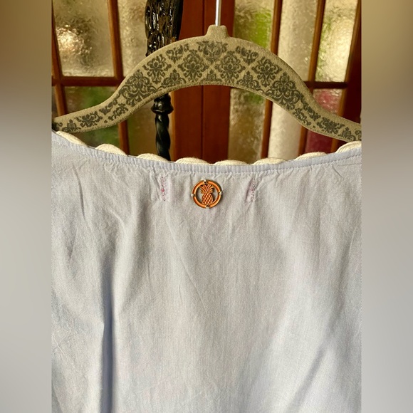 SIMPLY SOUTHERN RICK RACK TIERED RUFFLE DRESS LARGE - Picture 4 of 4